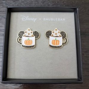 Disney x Baublebar Pumpkin Spice Latte Mickey Earrings